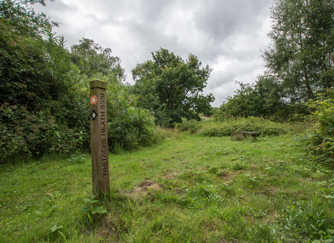 Whitacre Heath waymarker Steven Cheshire